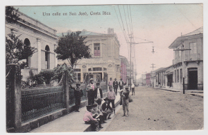 postcard with mixed franking from the 1901-1907 issues