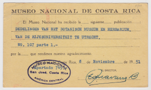 Museo Nacional Postal Card