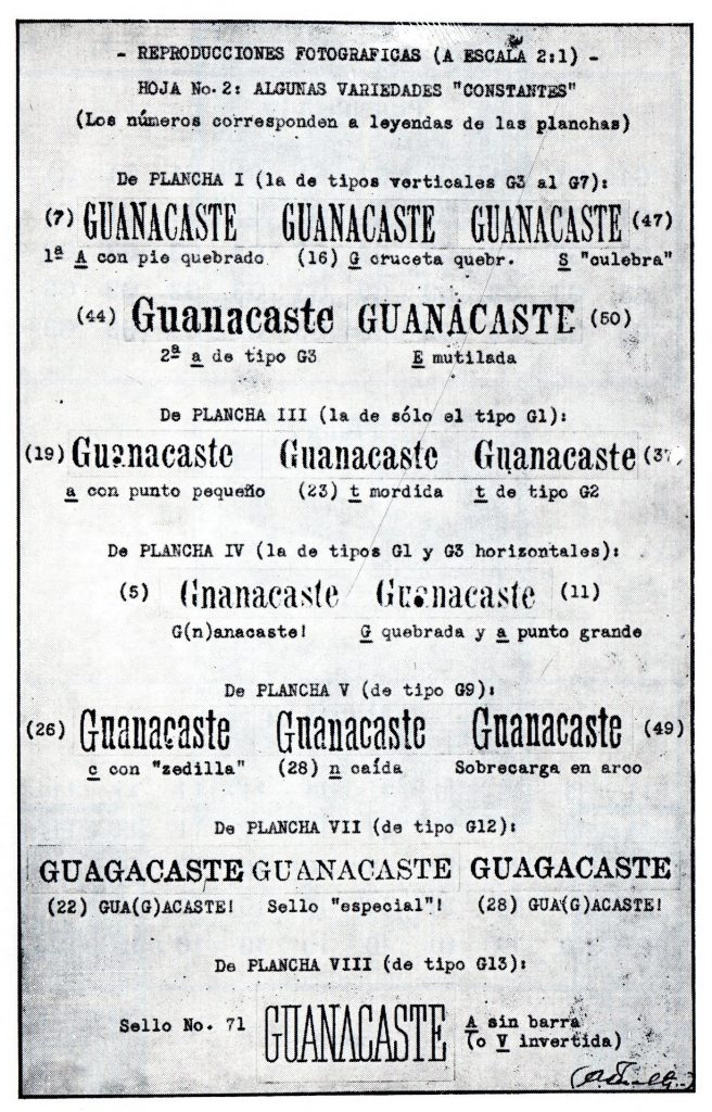 guanacaste overprint